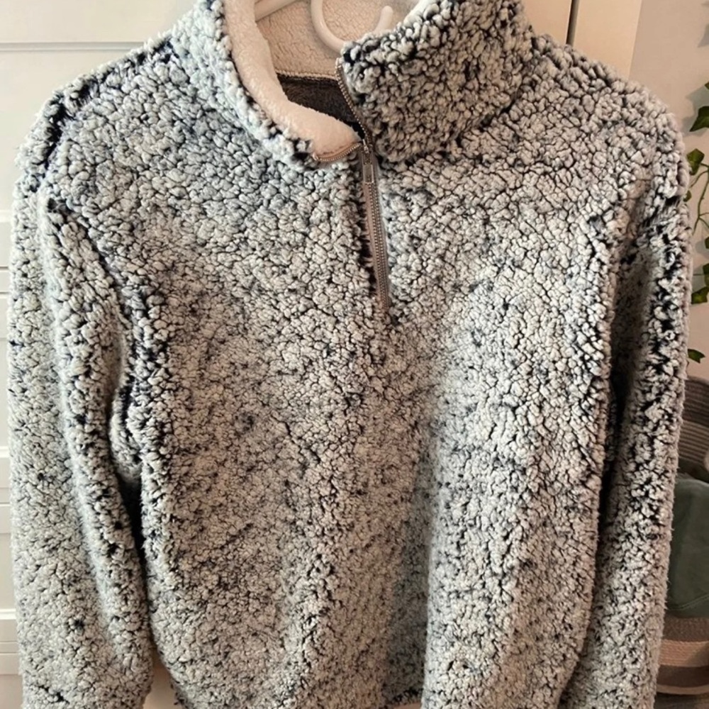 NWT Sherpa quarter zip